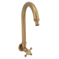 thumbnail image 3 of Outdoor Kitchen Sink Faucet, 360 Degree Rotation Single Cold Water Garden Outdoor Faucet, Antique In Wall Frost Crack Prevention Flexible Neck Laundry Room Tap Bar Faucet Tap, 3 of 8