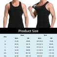 thumbnail image 7 of Men’s Chest Compression Shirt Slimming Abs Abdomen Body Shaper Undershirt to Hide Gynecomastia, 7 of 7