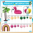 thumbnail image 2 of Set de decoración hawaiana para tartas de playa HAVAGDTM, 23 unidades, 2 of 6