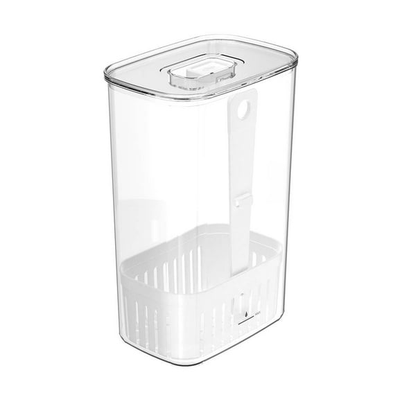 Caja Mainstays Organizador para Alimentos con Escurridor Clear Fresh