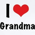 thumbnail image 2 of CafePress - I 'Heart' Grandma Bodysuit - Baby Light Bodysuit, Size Newborn - 24 Months, 2 of 4