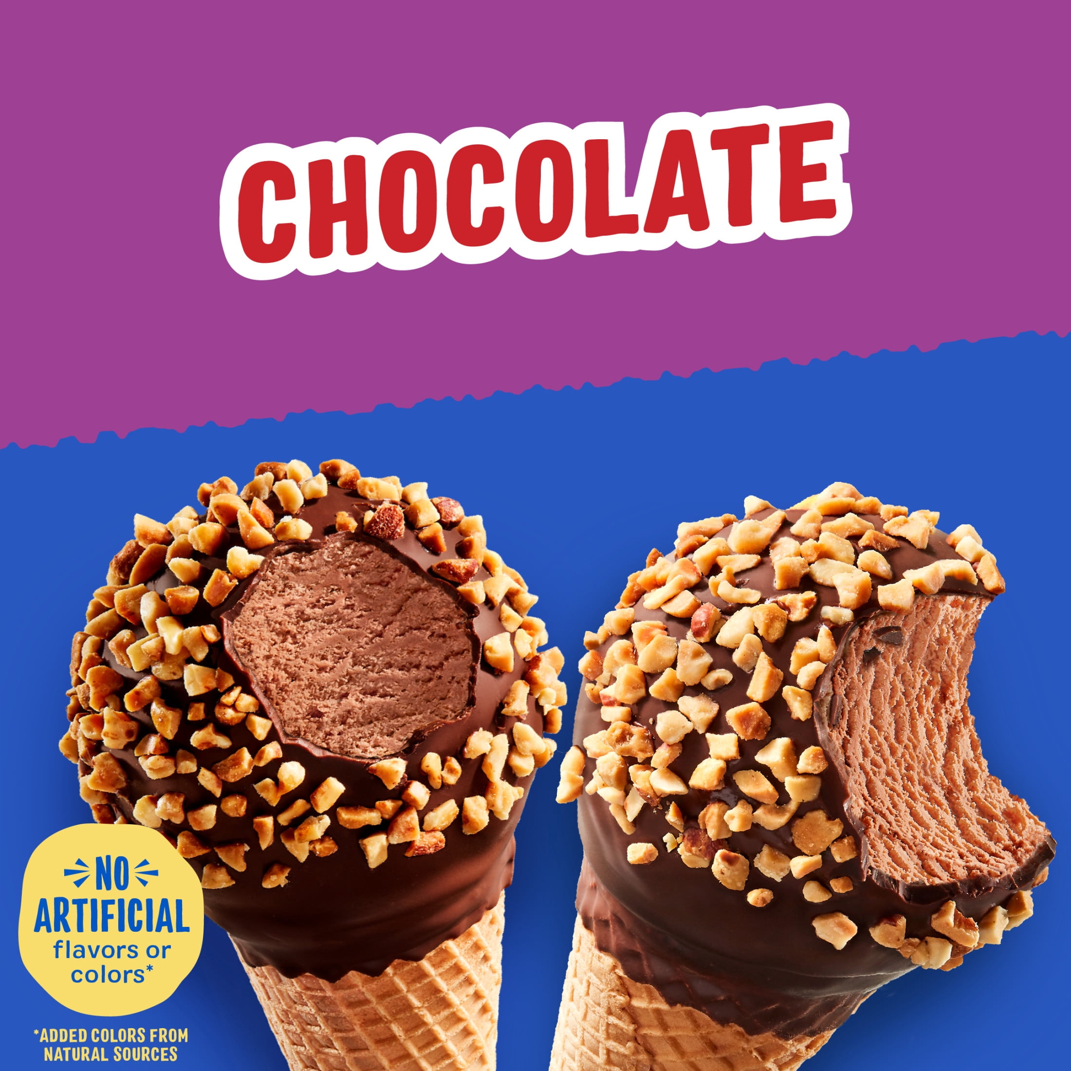 Drumstick Chocolate Sundae Cones, Kosher 8 Count