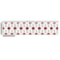 thumbnail image 2 of Ambesonne Tattoo Fabric by the Yard Upholstery, Red Poppy Geometrical, 3 Yards, Multicolor, 2 of 4