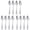 Silver 12PCS, variant on CY5O5ee Stainless Steel Fruit Spoon Set Of 4 Sliver Steel Spoons with Handle &Serrated Edge Utensils Tool for Fruit Dessert Cheese Vegetables Kitchen Tool