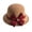 N, variant on Only Moment Multicolor Women's Vintage Felt Cloche Hats Tweed 1920s Summer Winter Bucket Bowknot Cap Vintage Church Elegant Flower Fashionable Classic Hats Vintage Felt Cloche Hat A