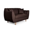 thumbnail image 3 of Sofá Love Seat 2 Plazas De Lino Chocolate Makora  Eliana, 3 of 7