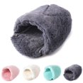 thumbnail image 3 of Hamster Warm Nest Non-slip Fake Rabbit Fur Hedgehog Cave Bed Rabbit Cushion Bed, 3 of 10
