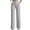 Gray, variant on Women's Solid High Waist Hanging Straight Tube Temperament Wide Leg Suit Pants With Pockets