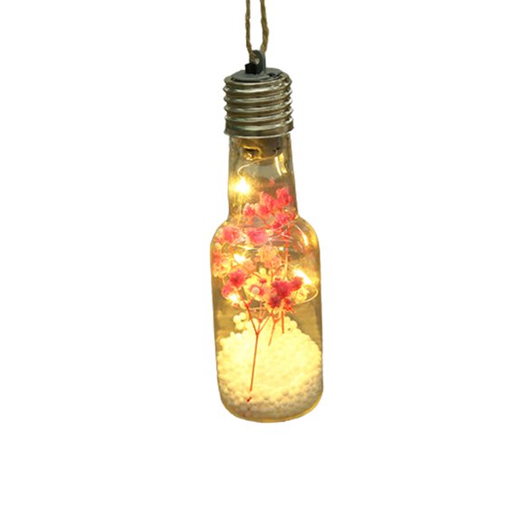 Birdeem Home Decoration Christmas Decor Hanging Bottle Light Christmas Lamp Decorations Christmas Tree Bulb 13X4.5Cm Light Bulb Decorative Items Gift Clear Light Bulbs