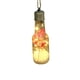 thumbnail image 2 of Lámpara colgante navideña de botella | Bombilla LED de bola de nieve | Adorno multicolor para árbol de Navidad | Bombilla decorativa transparente de 13 x 4,5 cm | 1 pieza para decoración navideña, 2 of 7
