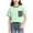 Green, variant on Rvasteizo Summer Tops for Teens Print Contrast Crew Neck Short Sleeve Breathable Thin Breathable Sport Knit Tee for Boys Girls 3 to 15 Years Casual Wear