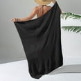 thumbnail image 7 of Qzwdhjm Crochet Sarong for Women Hollow Out High Waist Wrap Maxi Swimsuits Coverups Lightweight Knit Sarongs Cover Up for Summer Loungewear, 7 of 7