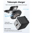 thumbnail image 4 of Cargador de pared retráctil UPONSZ 35W PD Fast Charger iPhone, 4 of 8