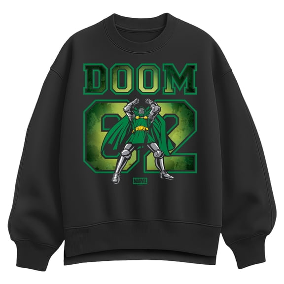 Fantastic Four - Dr. Doom Jersey - Women's Oversized Fleece Crew Sweatshirt