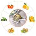 thumbnail image 4 of WQQZJJ Kitchen Gadgets Kitchen Essentials Kitchen Utensils Kitchen Fruit Vegetable Tomato Clip Holder Lemons Potato Cutter Tool Home Essentials, 4 of 7