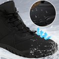 thumbnail image 4 of Oyedens Womens Mens Barefoot Snow Boots Hiking Shoes Minimalist Winter Zero Drop Sneakers Ankle Booties, 4 of 7