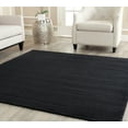 thumbnail image 3 of SAFAVIEH Himalaya Rachelle Solid Wool Area Rug, Black, 4' x 4' Square, 3 of 9