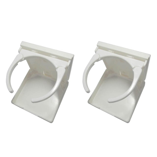 Soporte para Bebidas Ajustable Plegable Macarena Marino puede Contener Botellas de Café de Agua de bebida de Casi Cualquier tamaño blanco