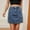 Blue, variant on Women Skirt Soft Hugging Denim Skirt Elastic Waist Cargo Pocket Denim Skirt Skirt Pencil Skirts for Women plus Size Skirt with Suspenders Bed Skirt Twin Floral Mini Skirt under Skirt Fluff Womens