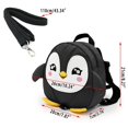 thumbnail image 2 of Mochila para niños pequeños con riendas Mochila Arnés Andadores Cinturón de sujeción Pingüino (negro) oso de fresa Hogar, 2 of 5