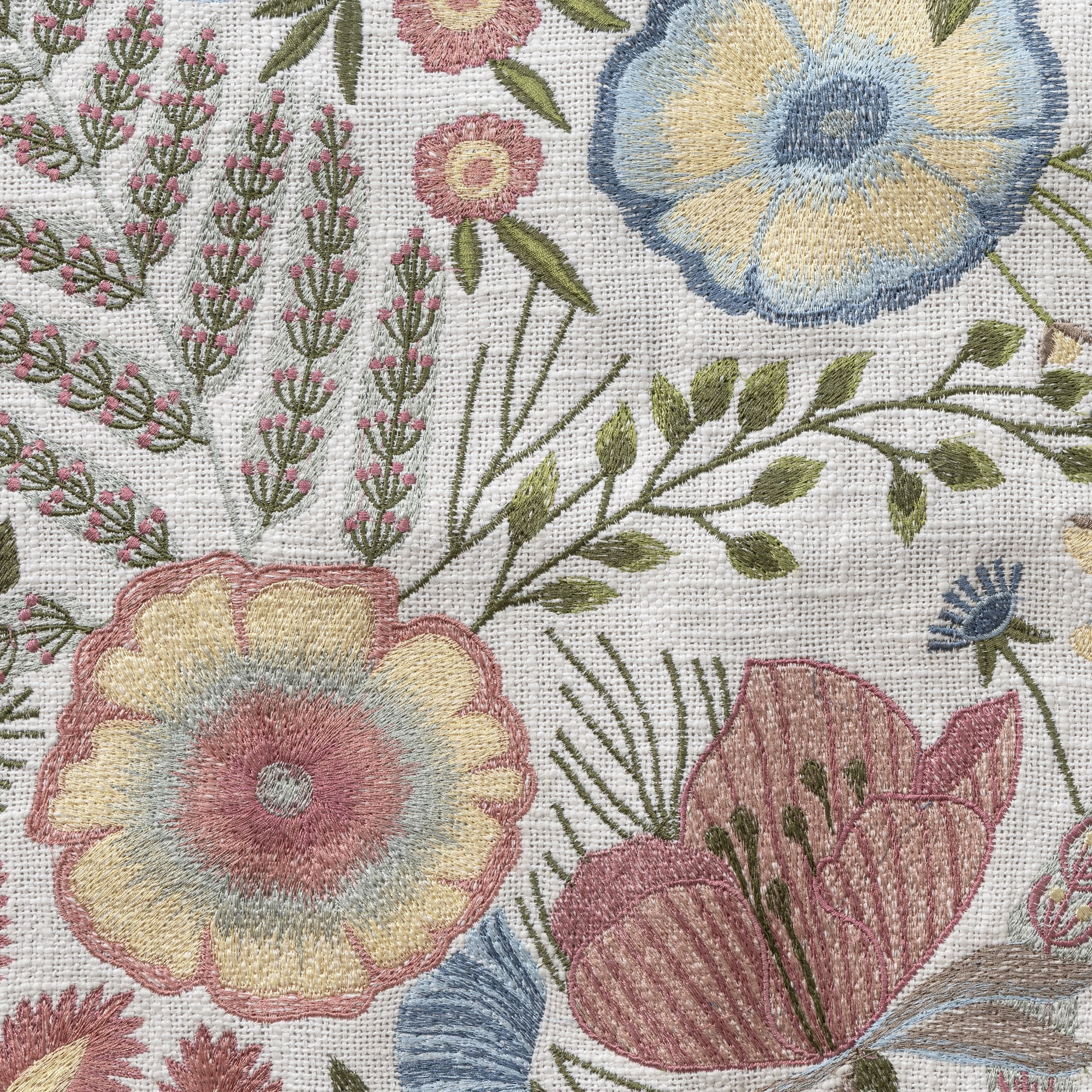 Harlow Hill Camden 20" x 20" Multicoloured Floral Cotton Adult Decorative Throw Pillow Cover