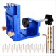 thumbnail image 1 of Kit con Portapiezas con Orificios para Carpintería DIY, Herramienta de Carpintería Ajustable para Juego Abrazaderas de Guía de Perforación de Orificios de Bolsillo en Ángulo de 15°, 1 of 5