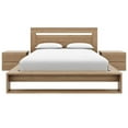thumbnail image 1 of Ophelia 4 Piece Bedroom Set with Headboard, Slatted Bedframe, 2 Nightstands, 1 of 5