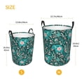 thumbnail image 3 of Fotbe Lephants in the Jungle Cesto de Ropa con Asas, Cesto Impermeable de Gran Capacidad, Bolsa de Lavado para Dormitorio, Cesto de Ropa con Ruedas y Asas-Medium, 3 of 6