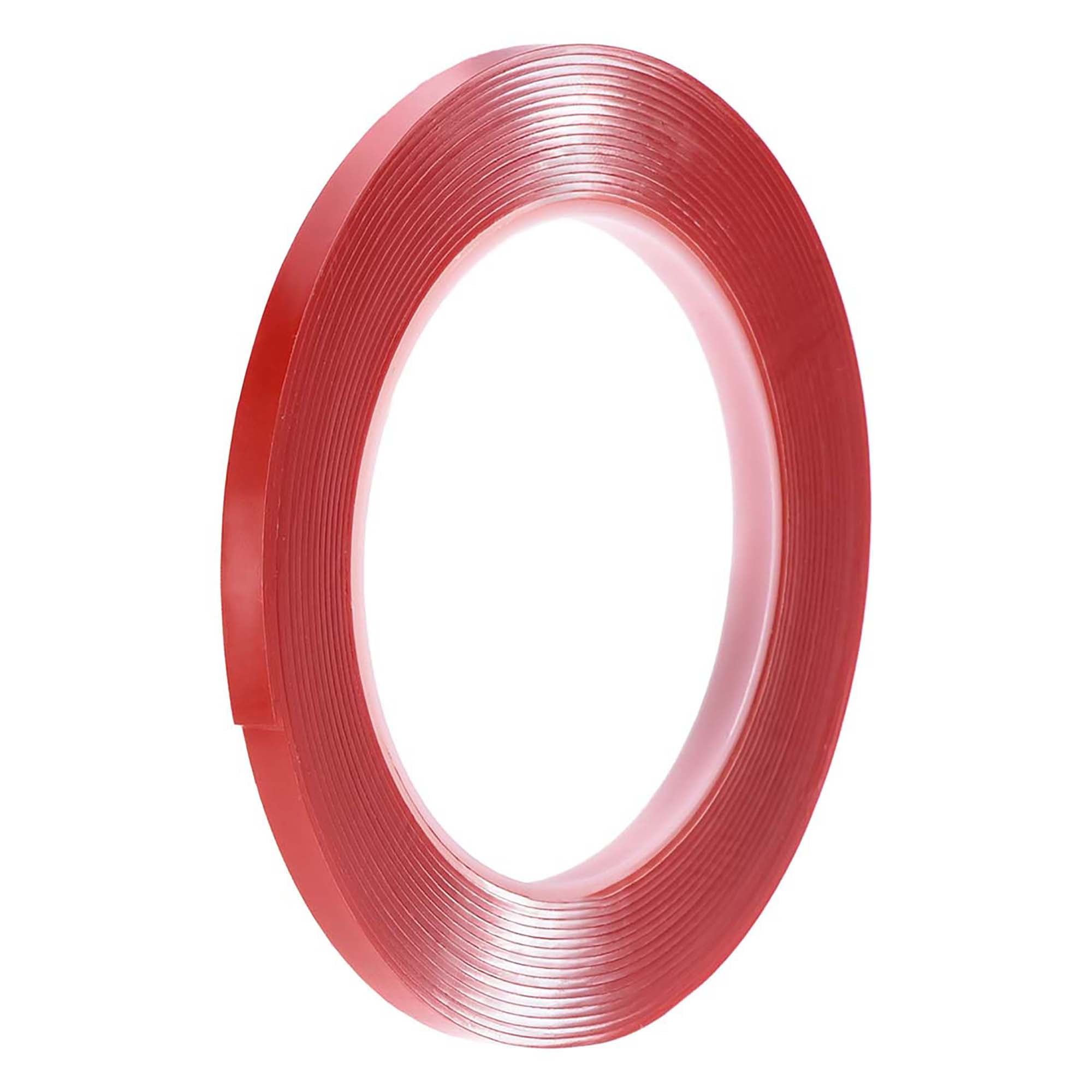 Uxcell High Temperature Tape  Coating Acrylic on Double Sided 9.5feet 15/64-inch Width Clear with Red Protect Film