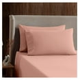 thumbnail image 3 of Twin XL Sheets Set - 3 Piece Twin XL Bed Sheets, Deep Pocket, Hotel Luxury, Extra Soft, Breathable and Cooling, Peach Twin XL Sheet Set, 3 of 9