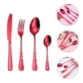 thumbnail image 4 of MasteelfCA 1 Set Christmas Theme Dinnerware Adorable Stainless Steel Flatware for Party Use, 4 of 7