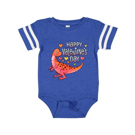 

Inktastic Happy Valentines Day- Cute Dinosaur Gift Baby Boy or Baby Girl Bodysuit