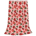 thumbnail image 2 of Balery Tomatoes Manta de Felpa Suave y Acogedora – Cobija de Franela Aterciopelada para Cama, Lavable y Cálida para Sofá, Mascotas, Transpirable-40"x30", 2 of 7
