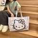 thumbnail image 1 of Sanrio-Bolso de mano de Hello Kitty Y2k, bolsa de hombro de Hello Kitty, bolsa láser de gran capacidad, bolsa escolar para estudiantes, bolsa de viaje plateada, regalos, 1 of 4
