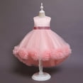 thumbnail image 1 of Vestido de princesa, vestido de malla con flores, vestido esponjoso, sin mangas, vestido de piano, 1 of 6