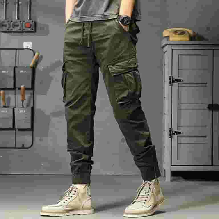 新春初売り Pants Pants,Cargo Cargo Men's kpoplk for Elastic Casual Men Clothing