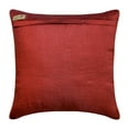 thumbnail image 4 of Toss Pillow Cover, Red Shams, Sequins and Beaded Pillow Shams, 24x24 inch (60x60 cm) Pillow Sham, Square Silk Pillow Shams, Pillow Shams, Modern Style, Abstract Pattern - Red Love, 4 of 4