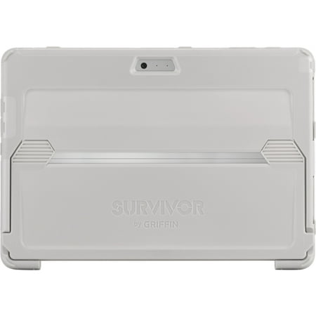 Griffin Survivor Slim for New Surface Pro (2017) - Tablet - Gray - Polycarbonate, Thermoplastic Elastomer (TPE), Silicone - 39.37