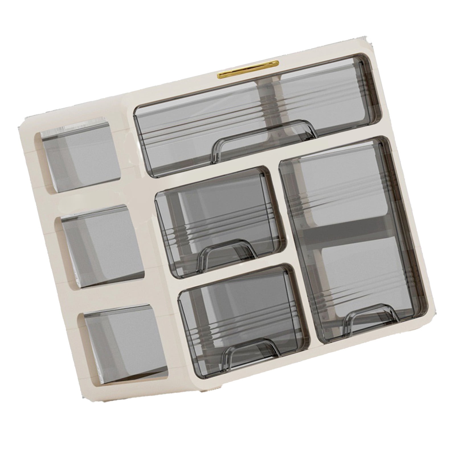 Desk Organization Drawer Box, Makeup Organizer Desk Storage Box Desk Organizer with Drawer for Home Office Storage and Organization