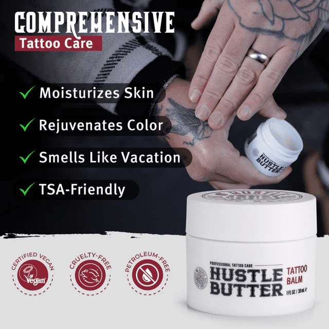 Hustle Butter Deluxe - Tattoo Butter - 1oz Jar