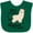 Green, variant on Inktastic Gigi's You Say Alpaca My Bags Boys or Girls Baby Bib
