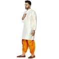 thumbnail image 3 of Mens Bollywood Style Indian Handmade Silk Blend Ethnic Party Wear Dhoti Kurta, 3 of 3