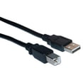 thumbnail image 1 of USB 2.0 Printer-Device Cable  Black  Type A Male to Type B Male  15 foot, 1 of 1