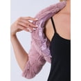 thumbnail image 5 of DARING DIVA Cropped Jacket  Open Front Bolero Faux Fur Shrug XS Pink, 5 of 6