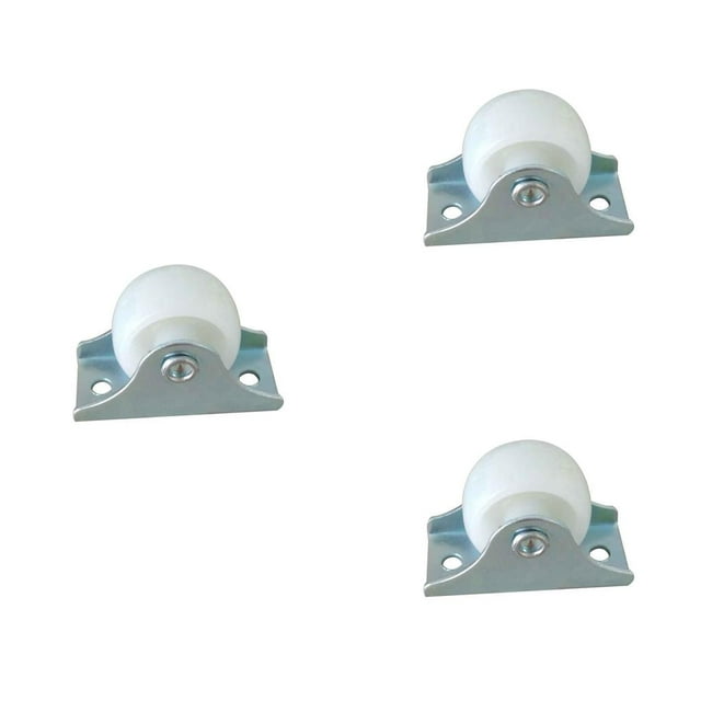 Transemion 4 Pcs Roulettes de Meubles Tiroir d'Orientation Roues Universelles 3Set