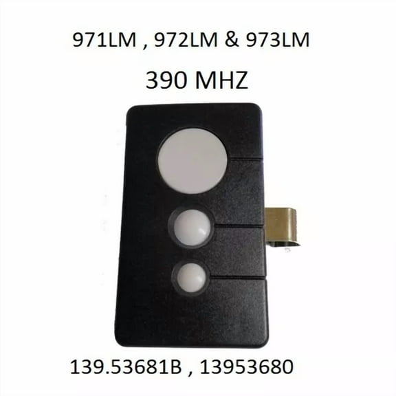 971Lm 973Lm Liftmaster Sears Three Button Security   Remote 390Mhz Transmitter