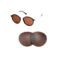 thumbnail image 5 of Walleva Brown Polarized Replacement Lenses for Ray-Ban RB2447 52mm Sunglasses, 5 of 5
