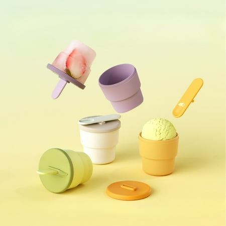 

DEKAXI DEKAXID Set Of 1/2 Silicone Popsicle Molds - Food Grade Ice Cream & Cheese Stick Shapes For Kids And Baking Enthusiasts