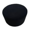 thumbnail image 2 of DOLITY Ottoman slipcover with non-slip elastic bottom, stretch decoration, solid color, Black, 2 of 9