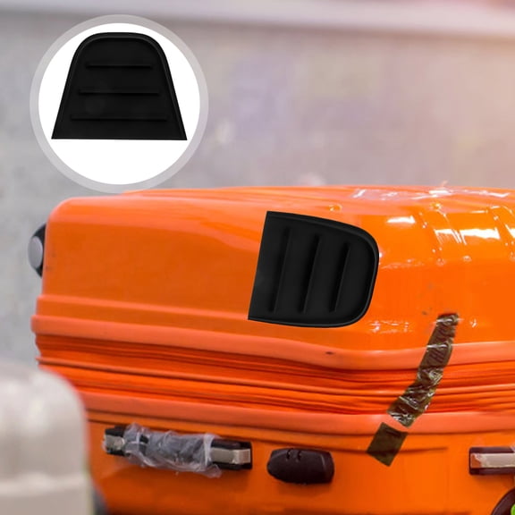 NICEXMAS Black PVC Corner Guards for Suitcase Use Protect Luggage Edges 4 Pieces